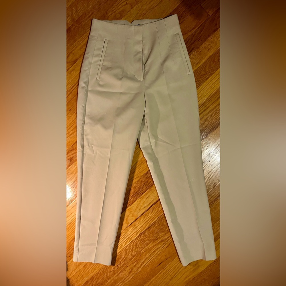 Zara White/Cream Trousers